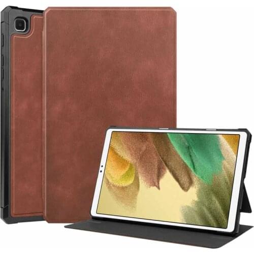 New Case for Samsung Galaxy Tab A7 Lite 8.7 2021 SM-T220 SM-T225 Vintage PU Leather Shockproof Kick stand Cover TPU Flip Casing
