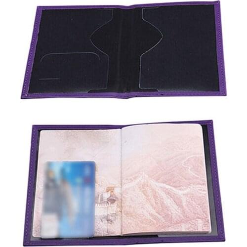 New Fashion Design Travel Passport ID Card Cover Holder Case Faux Leather Protector Skin Organizer Gifts