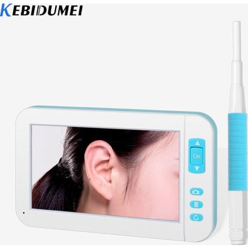 Otoscope Endoscope Camera HD Screen 3.9MM Len 1080P Diagnostic Kit Ear Spoon Cleaning Mini Ear Protector Picker Tool Health Care