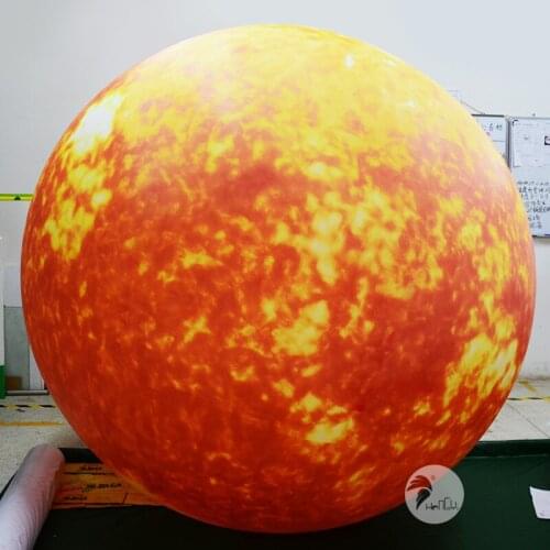 Creative HD Print High Quality Space Planet Series Sun Inflatable Balloons