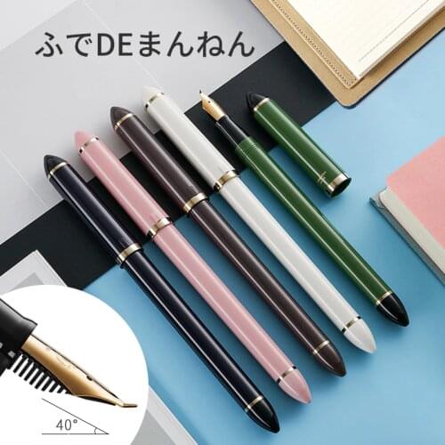 Sailor 0127 40 Degrees 55 Curved Nib Bent Artistic Pen Arabic Fountain Pen Pink Japan Art Pen Arabic Calligraphy Fountain Pen
