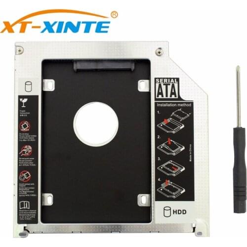 SATA 2ND Hard Disk Drive SSD HDD Caddy for MacBook Pro A1278 A1286 2.5"/ 9.5mm SATA to SATA HDD Caddy