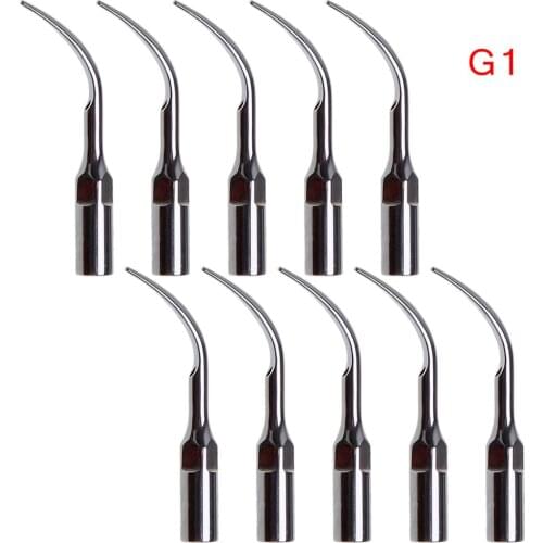 10 Pcs Dental Ultrasonic Scaler Scaling Tip G1 For Woodpecker EMS Handpiece
