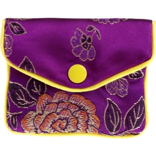 Jewelry Storage Bags Silk Chinese Tradition Pouch Purse Gifts Jewels Organizer