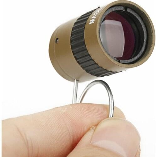 Tactical Monocular Telescope The Most Mini 2.5x17.5mm Agent Ultra Miniature Finger Buckle Handheld Telescope For Hunting tourism
