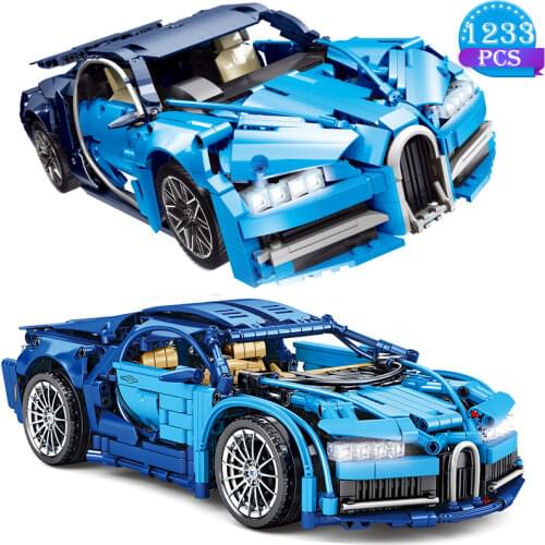 Creation Expert Famous Racing Series Red Blue Diy Bricks Model Series Childrens Education Toys Boyfriends Birthday Gifts