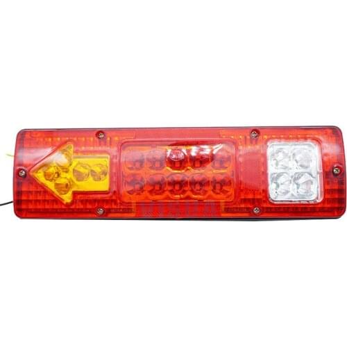 Hock & Vibration Proof Rear Tail Light Reverse Waterproof 19-LED Brake
