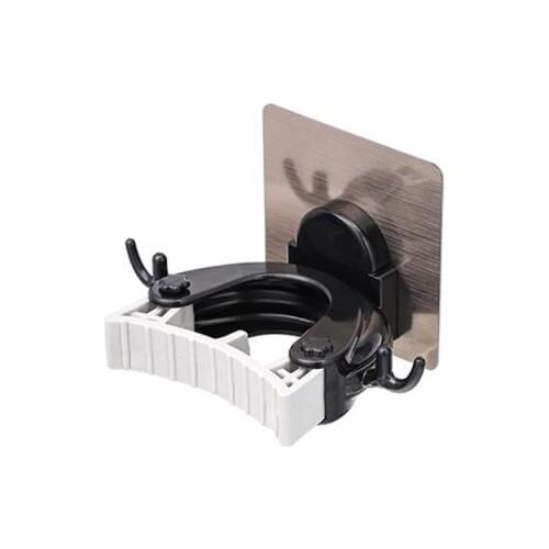 Mop Clip Storage Broom Rack Multifunctional Non-mark Mop Rack Bathroom Mop Hook Free Of Holes Household Products