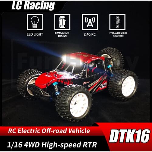 ZD Racing 2.4 GHZ 1:16 ROCKET DTK16 Brushed 4WD Desert Truck Remote Control RC Buggy Off-road Vehicles Model Car 45KM/h Toys