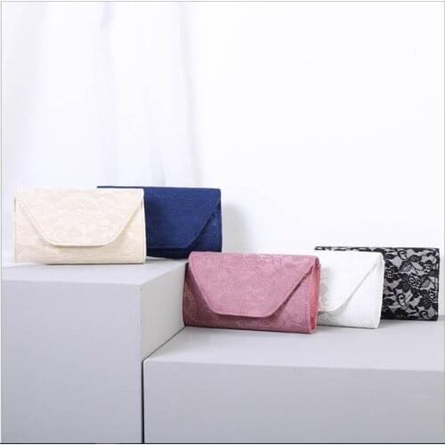 Women lace Mini envelope Clutch bags female Evening Bag Wedding clutch Purse and Handbag Bridal Party Minaudiere clutches Bags