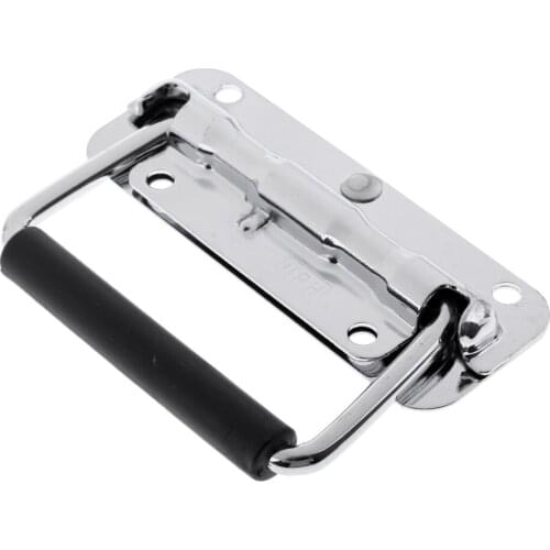 4.3" X 1.6" Silver Spring Loaded Drop Handle For Flight Case/Speaker Cabinet