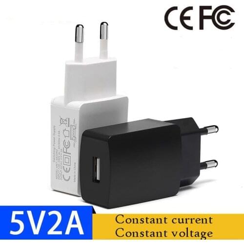 5V2A mobile phone Charger single port USB European charger CE/FCC certified universal charging head