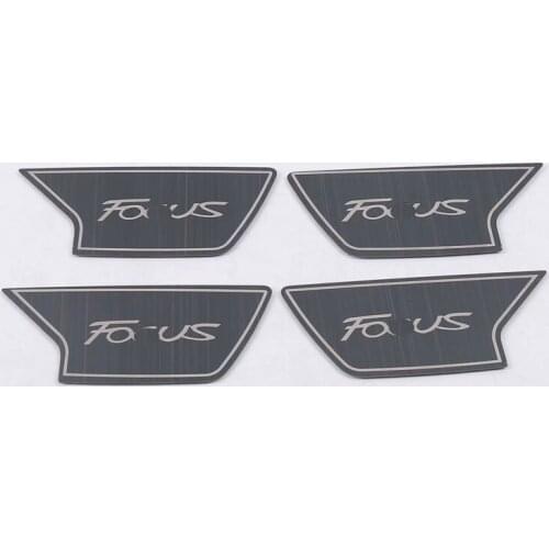 Car interior Door Handle Bowl Cover Patch trim Cover sticker for Ford Focus 2019 2020 accessories carstyling