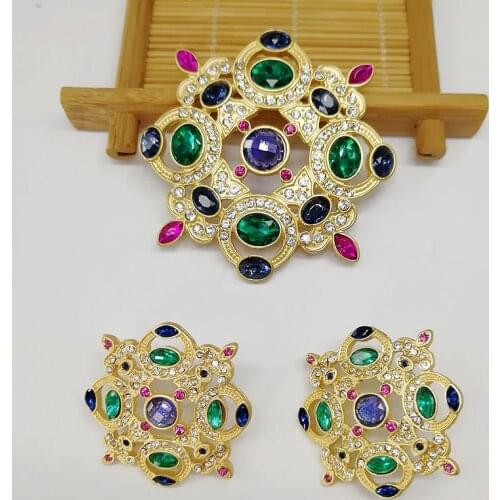 2020 Brooches Pin Act The Role Of Qingdao Jewelry Manufacturers Selling Ancients Baroque Brooch With A Colored 925 Earrings