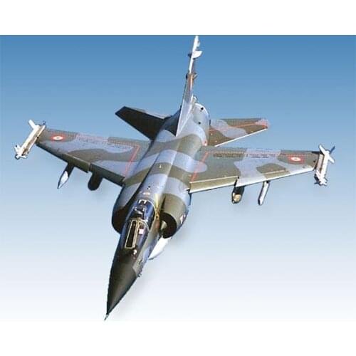 Aircraft Mirage + F.1 3D Paper Model DIY