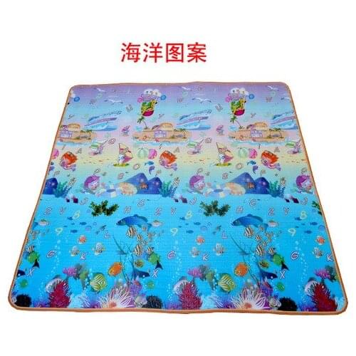 Kid play mat HOGNSIGN Crawling Mat Sports Game Blanket Folded Environmental Outdoor Picnic Mats 0.5 Children Cushion Soft