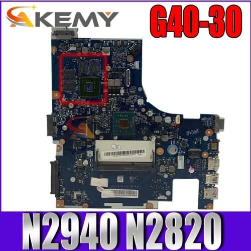 For Applicable to G40-30 notebook motherboard N2940 N2820 VGA(1G) number NM-A311 test ok