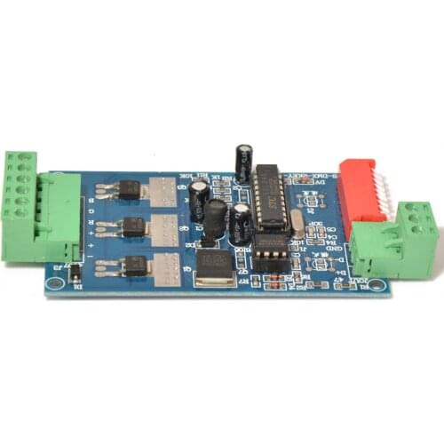DMX512 LED Controller Decoder Dimmer DC5V-24V Driver WS-DMX-2KEY-3CH-BAN For LED Strip Light