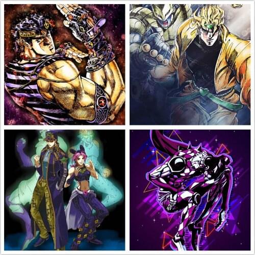 Canvas Poster HD Printed Painting JoJos Bizarre Adventure Japan Anime Pictures Modular For Living Room Home Decoration Wall Art
