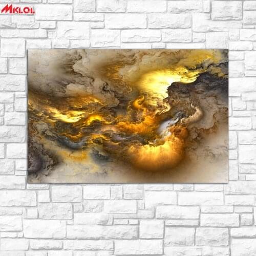 Large Wall Art,unreal clouds,Restaurant study Bedroom Decor Wall oil Painting Print Nice wall picture for living room no frame 3