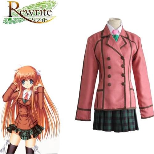 Rewrite Costume Ohtori Chihaya Costume Anime Costume Japanese Game School Uniform Suit Full Set Costumes For Halloween Party