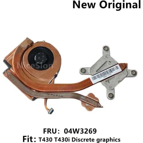 New Original For Laptop Lenovo Thinkpad T430 T430i CPU Cooling Fan Radiator Heatsink Cooler FRU:04W3269 04W3267