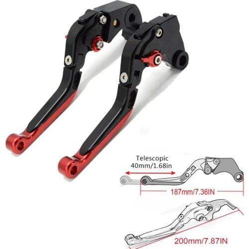 Motorcycle Brake Clutch Levers Folding Extendable For Yamaha YZF R6 2005 2006 2007 2008 2009 2010 2011 2012 2013 2014 2015 2016