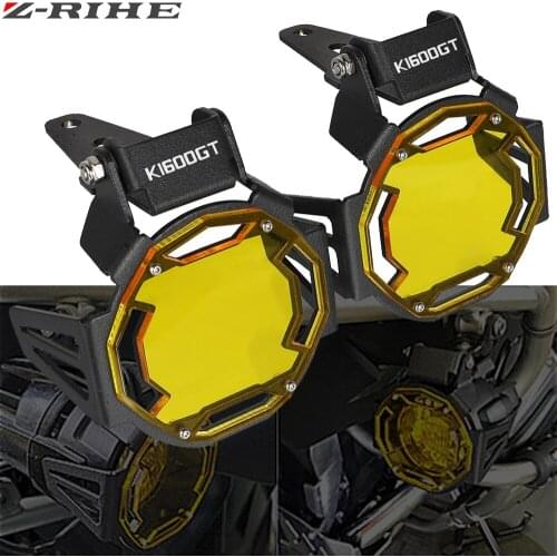 Motorcycle Flipable Fog light Protector Guard Lamp Cover LED Fog light Protector Guards For BMW K1600GT K 1600GT K1600GTL K1600B