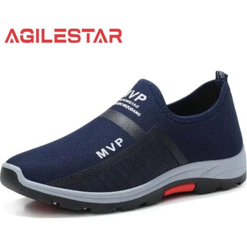 Men Mesh Shoes Lightweight Sneakers Men Fashion Casual Summer Walking Shoes Breathable Slip on Mens Loafers Zapatillas Hombre