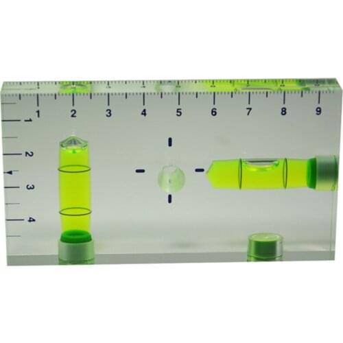 Netic Horizontal Bubble 95X51X1m Horizontal netic Plate Two-Dimensional Baffle Level Spirit Level Horizontal Bubble Leve