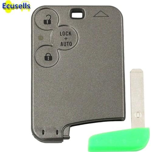 New Replacement Remote Key Shell Case 3 Button for Renault Laguna with Uncut insert Blade