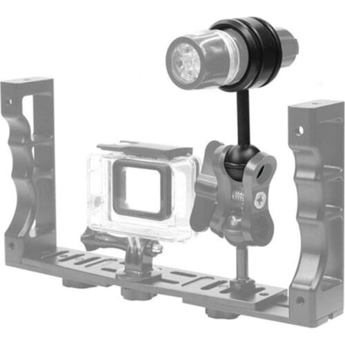 Underwater Dive Scuba Diving Photography Flashlight Ball Head Mount Bracket Clip Accessories 28-34mm