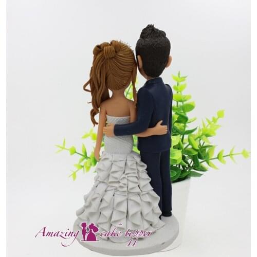 2019 AMAZING CAKE TOPPER Toys Playful bride handsome groom And Groom Gifts Ideas Customized Figurine Valentines Day