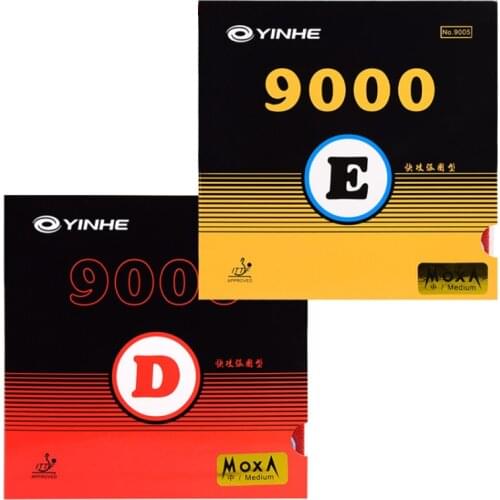 Original yinhe 9000D 9000E training table tennis rubber sticky rubber fast attack with loop table tennis racket game