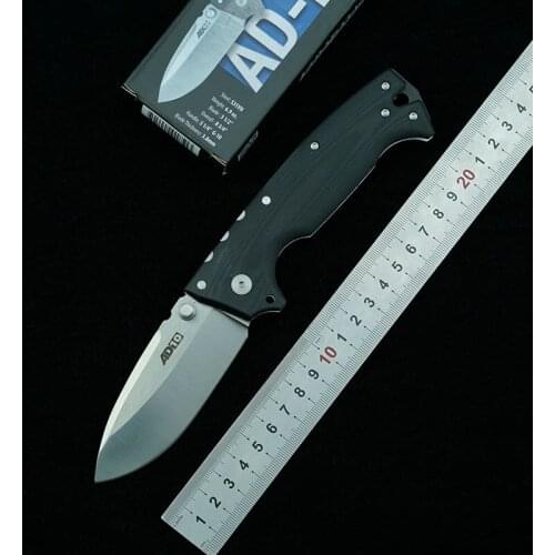 LEMIFSHE new AD10 folding knife D2 blade G10 handle outdoor camping hunting survival pocket fruit knife EDC tool