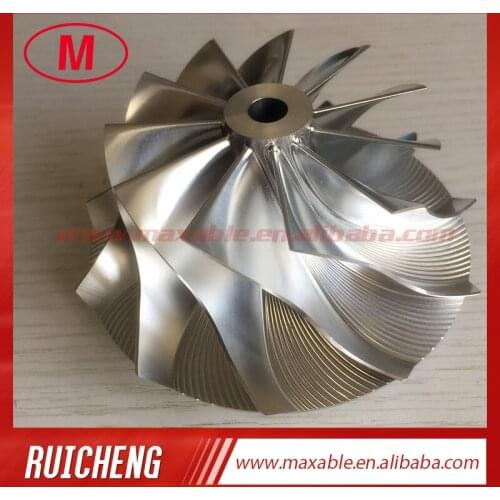 TF08L-30KY 67.50/92.00mm 11+0 blades high performance Turbo Billet/milling/Aluminum 2024 compressor wheel
