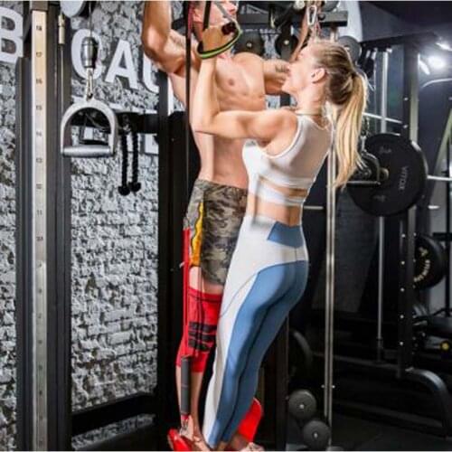Pull-ups training device indoor horizontal bar auxiliary belt elastic rope resistance band arm force fitness equipment