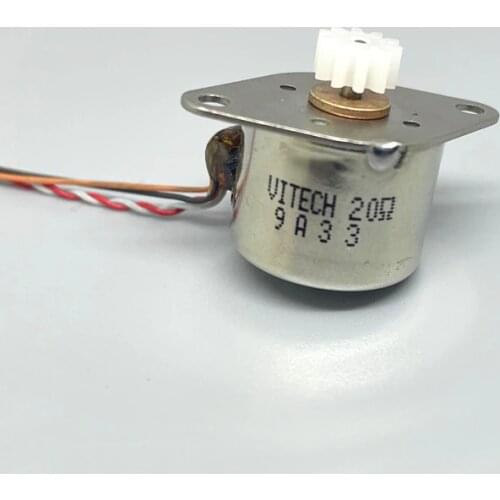 5pcs/lot Micro 15mm Stepper Electric Motor 2-phase 4-wire 18 Degree with 0.5M 10T Gear Stepping Motor for Small Home Appliance