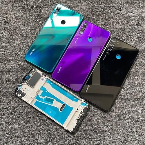 6.3" For Huawei Y6P 2020 Battery Cover Back Door Housing+Middle Frame Front Bezel Lcd Holder Rear Plate Chassis MED-LX9 MED-LX9