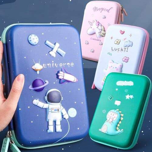 Unicorn Pencil Cases Kawaii School Case Student Pencilcases Stationery Trousse Scolaire Supplies Cute Box estojo pencilcase etui