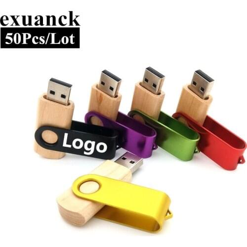 Custom logo wooden USB 2.0 Flash Drive memory usb stick pen drive 64GB USB 2.0 4GB 8GB 16GB 32GB pendrive (over 20pcs free logo)