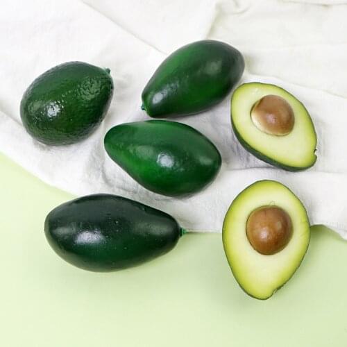 Simulation Bubble Mexican Avocado Fruit Model Table Display Home Decoration Food Toys Plastic Crafts Fake Foam Fruit Props