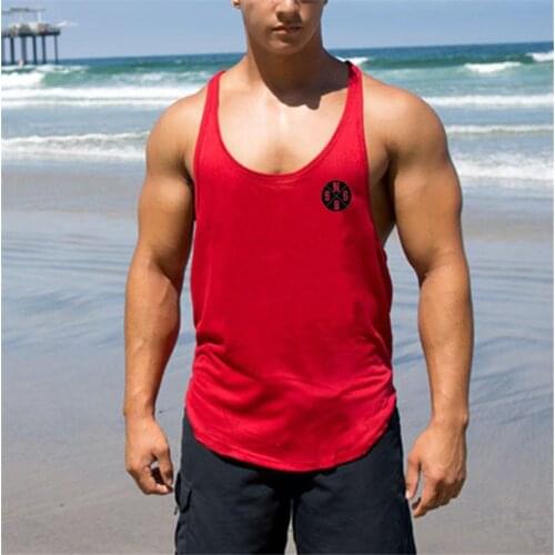 Muscleguys Brand Tank Tops Mens Undershirt Gyms Sporting Wear Bodybuilding Men Fitness Exercise Clothing Vest Sleeveless Shirt