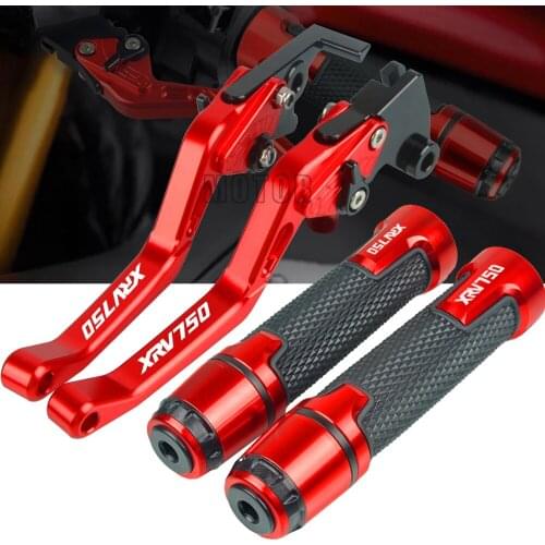 Motorcycle Accessories CNC Adjustable Foldable Brake Clutch Lever Handle Grips For Honda XRV750 XRV 750 1990-2003 2002 2001 2000