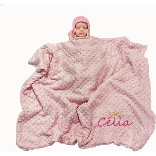 Baby Blanket & Swaddling Newborn Thermal Soft Fleece Blanket Solid Bedding Set Cotton Quilt