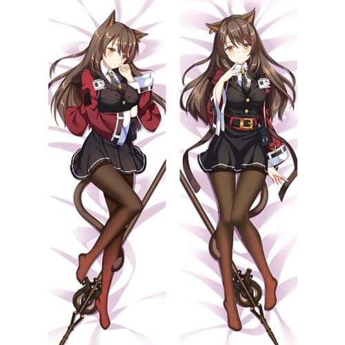 Hot Anime Game Arknights Pillow Cover Shamare Amiya Texas Dakimakura Case 3D Double-sided Bedding Hugging Body Pillowcase Gift