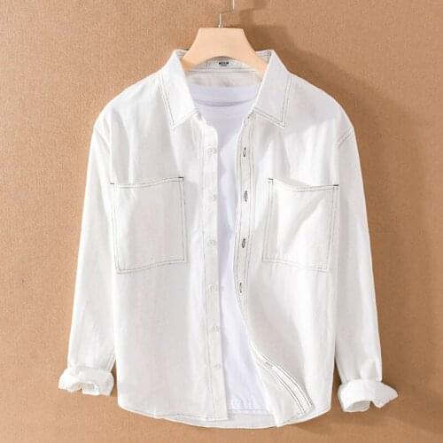 2021 New Italy style suehaiwes brand cotton shirt men casual fashion comfortable solid shirts for men top camisa chemise