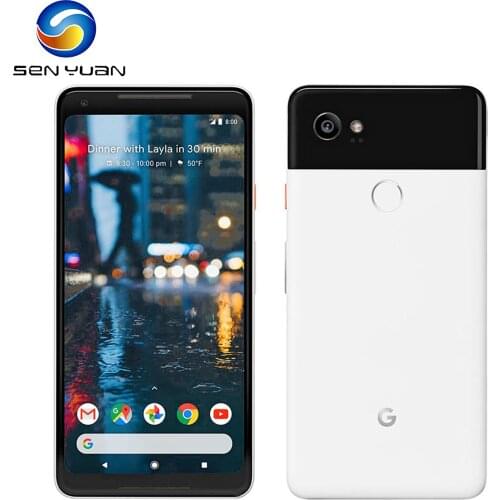 Original Refurbished Google Pixel 2 XL 4G LTE Mobile Phone 6.0'' Octa Core 4GB RAM 64GB/128GB ROM CellPhone Android SmartPhone