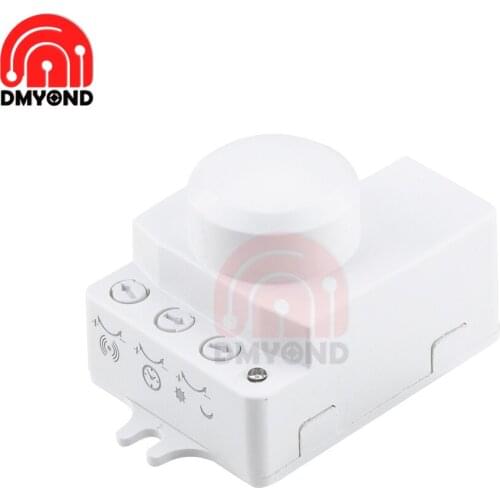 5.8G Microwave Sensor Switch 220V Intelligent Energy Saving Control Radar Sensor Switch 220V 110V Outdoor Sensor Switch Control