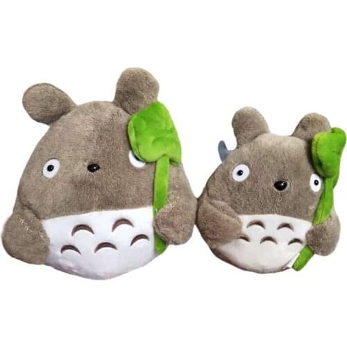 22/32/45cm Cartoon Movie TOTORO with Lotus Leaf Plush Toy Soft Stuffed Dressing Totoro Keychain Dolls